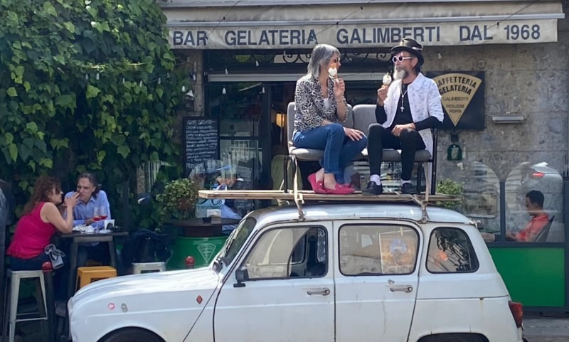 Casatenovo: un gelato (originale) in Piazza Mazzini