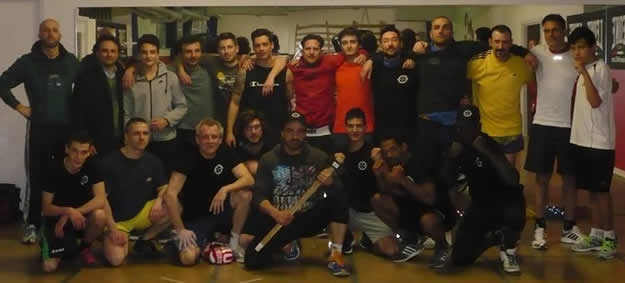 Oggiono con il pugile Gilardi boxe alla palestra delle medie